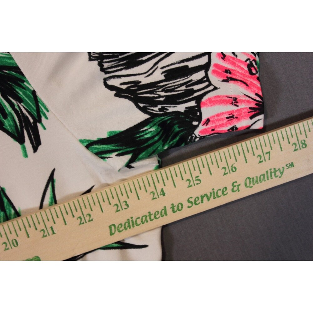 Under Armor The Playoff Polo Shirt Mens 2XL White Floral Golf Stretch Poly Blend - Picture 7 of 9
